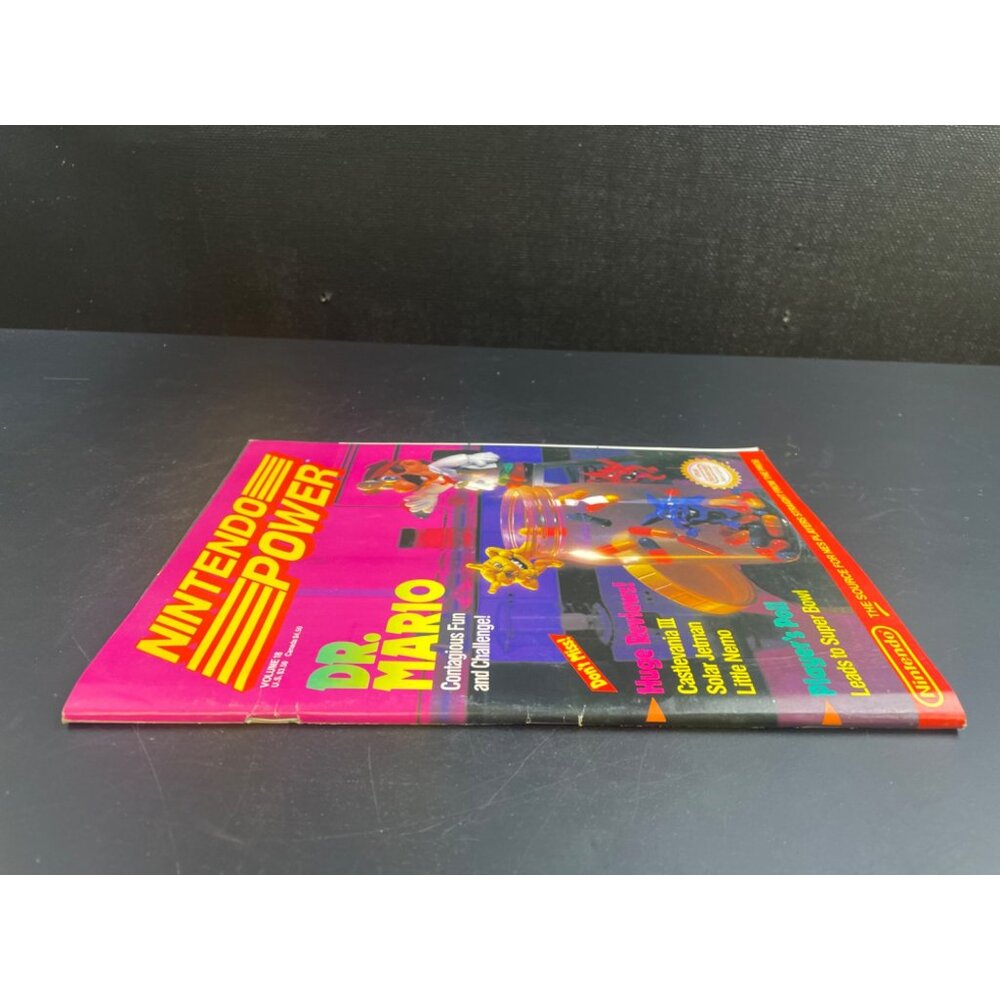 Nintendo Power Magazine 1990 Vol 18 Dr Mario/Huge Review Complete SKU 3010 - Picture 3 of 12